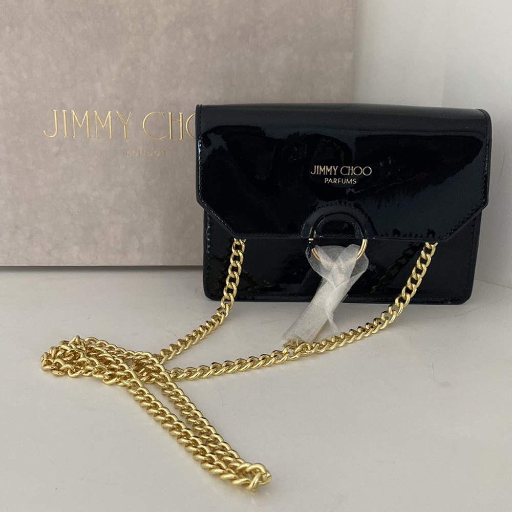 Jimmy Choo Black Shoulder Crossbody Bag  wirh Gift Bag - Picture 2 of 5
